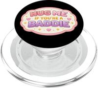 Abrázame si Eres una Mala Chica Divertida Mujer Broma Cita Diciendo PopSockets PopGrip para MagSafe