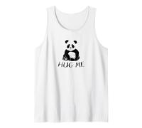 ¡Abrázame! Simpático Oso Panda Camiseta sin Mangas