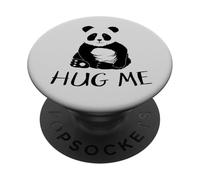 ¡Abrázame! Simpático Oso Panda PopSockets PopGrip Adhesivo