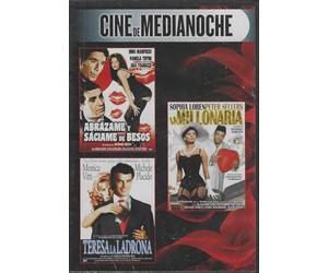 Abrazame y Saciame de Besos, La Millonaria, Teresa la Ladrona DVD Colección Cine de Medianoche Edición Slim