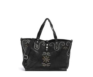 Abrazando el atractivo atemporal del estilo vintage, este bolso tote de Campomaggi está hecho de suave cuero de vaca con textura que garantiza durabilidad y carácter. Diseñado para mujeres modernas, o