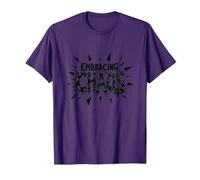 Abrazando el Caos: Declaración atrevida para los Rebeldes Camiseta, Hombre, Morado, M