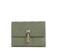 Abrazando el encanto atemporal de la elegancia casual, esta cartera Furla de la serie Iride está hecha de cuero suave y granuloso que garantiza durabilidad y estilo. Su cierre magnético asegura que se