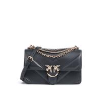 Abrazando la elegancia de la moda contemporánea, este mini bolso de hombro de la serie Love One de Pinko está fabricado en cuero de grano fino que ofrece un tacto suave y refinado. Su diseño ligero, d