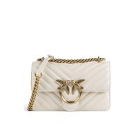 Abrazando la elegancia del estilo minimalista, este bolso de hombro Pinko Mini está confeccionado en piel de grano fino que ofrece un tacto suave y refinado, perfecto para la mujer actual, amante de l