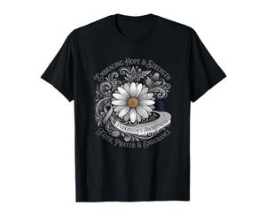 Abrazando la Esperanza y la Fuerza Cinta de Conciencia del Parkinson Camiseta