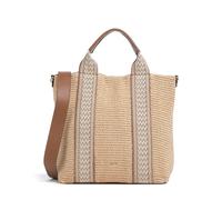 Abrazando sin esfuerzo la tendencia casual chic, este bolso Kaia de Abro presenta un suave material de bast que combina una textura natural con calidad premium. Sus dos asas ofrecen una caída cómoda d