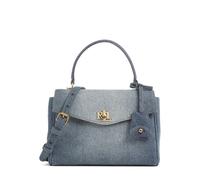 Abrazando sin esfuerzo la tendencia casual-chic, este bolso pequeño Farrah de Lauren Ralph Lauren está hecho de lona suave con un cómodo forro de algodón, perfecto para el estilo diario. Cuenta con un