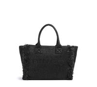 Abrazando sin esfuerzo la tendencia casual chic, este bolso Pinko de la serie Beach combina durabilidad y estilo con su estructura de polipropileno rígido y poliéster suave. Diseñado para la elegancia