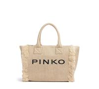 Abrazando sin esfuerzo la tendencia casual chic, este bolso Pinko de la serie Beach combina durabilidad y estilo con su estructura de polipropileno rígido y poliéster suave. Diseñado para la elegancia