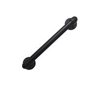 Abrazar el Barandillo Del Baño para Duchas Y Paredes Negro Barandillo de Escalera, Multifunción de Hierro Forjado de Metal Abrazar la Barra de Niños Mayores Barandilla Banister/60Cm