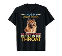 Abrazo a mi Tervuren belga para no golpear a la gente en el Camiseta