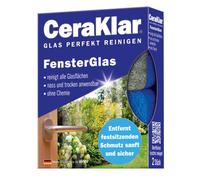 Abrazo CeraKlar FensterGlas - 2 limpiacristales, limpiador para una limpieza profunda y sin rayas, limpiador para cristales auténticos