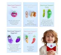 Abrazo de bolsillo de apoyo, tarjetas de figura de apoyo emocional, divertidas tarjetas de afirmación positiva, juego de 5 tarjetas inspiradoras de figuras de resina inspiradoras de bolsillo positivas