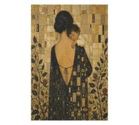 Abrazo de Madre e Hijo Puzzle 1000 Piezas de Madera, Reto de Montaje