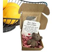 Abrazo de oso de bolsillo, mini felpa de fieltro, regalo cómodo hecho a mano, diseño suave al tacto, recuerdo sentimental, compacto, ideal para amigos, amantes, adultos, niños y momentos de apoyo