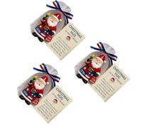 Abrazo de Papá Noel Estilo Retro Para Colgar Materiales Acrílico Irrompible Amigable Familia Acento de Navidad Acrílico Claro Decoración de Papá Noel