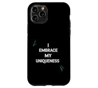 Abrazo mi singularidad - Diseño Inspirador y Motivacional Carcasa para iPhone 11 Pro