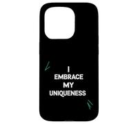 Abrazo mi singularidad - Diseño Inspirador y Motivacional Carcasa para iPhone 15 Pro