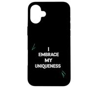 Abrazo mi singularidad - Diseño Inspirador y Motivacional Carcasa para iPhone 16 Plus