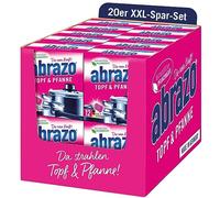 abrazo Olla y sartén, 240 almohadillas de limpieza, 20 x 12 unidades, para ollas, barbacoa y horno, esponja de lavado con jabón vegetal, esponja de cocina, esponja de limpieza