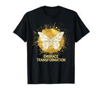 Abrazo Transformación Kintsugi Origami Mariposa Japonés Camiseta