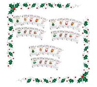 Abrazos de bolsillo navideños, fichas de abrazo de bolsillo de Navidad, Papá Noel y muñeco de nieve con tarjetas sinceras, regalos de recuerdo positivo de resina para amigos y familiares (30 piezas)