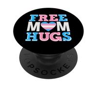 Abrazos de mamá Gratis Orgullo Trans PopSockets PopGrip Adhesivo