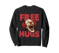 Abrazos Gratis - Spooky Evil Scary Horror Payaso Halloween Sudadera