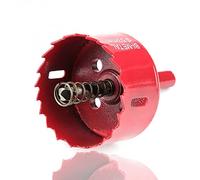 Abre Agujeros, Sierras de Corona, M42 bimetálico, Rojo de 15 a 200 mm, Brocas dentadas perforadoras para Hacer Agujeros en Hierro, Aluminio, tuberías, plástico, Acero, Metal, Madera (35mm)