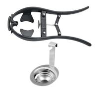 Abre Huevos Separador - Effortless Installation Modern Elegant Design Triangular Robust, Safe, Romper huevos para cocina, hogar restaurante de uso intensivo | Multiusos Outdoor Indoor Utility