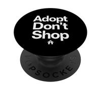 Abre tu hogar Adopta con corazón PopSockets PopGrip Adhesivo