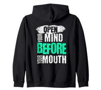 Abre tu Mente Ante tu Boca Sudadera con Capucha