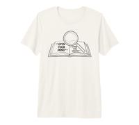 Abre tu Mente Encuentra la Verdad Pensador crítico Camiseta Premium