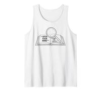 Abre tu Mente Encuentra la Verdad Pensador crítico Camiseta sin Mangas