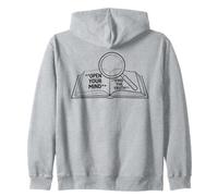 Abre tu Mente Encuentra la Verdad Pensador crítico Sudadera con Capucha