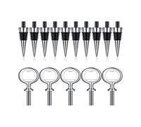 abrebotellas, 10 piezas de tapón de vino y 5 piezas de abridor de botellas en blanco, accesorios for abridor de botellas for proyectos de bricolaje de torneado de bodas
