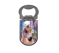 Abrebotellas 3D LiveLife - Cute Uni de Deluxebase. Abrebotellas magnético con imagen 3D lenticular de unicornio. Regalos En Forma De Imanes De Nevera Para La Cocina Y El Bar.
