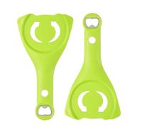 Abrebotellas ajustable 3 en 1 de acero inoxidable - Abrelatas con mango antideslizante, herramienta multifunción para cocina