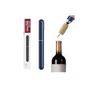 Abrebotellas + Cortador de Cápsulas de Vino de Aire Profesional con Aguja de Acero - Sacacorchos a Presión Sin Esfuerzo - Quitar Tapones en Segundos - Diseño Elegante - Idea de Regalo para Amantes del