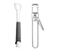 Abrebotellas De 2 Piezas, Abrelatas De Acero Inoxidable, Abridor De Botellas Multifuncional, Abridor De Botellas Manual, Herramienta De Cocina, Abrelatas Ajustable