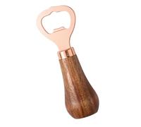Abrebotellas de bar, abrebotellas de cerveza, abrelatas botella de cerveza con mango de madera | Adjustable para bebidas, vino, cerveza, bar de boda
