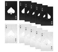 Abrebotellas de juego multifuncional - Juego de 12 piezas de acero inoxidable, creativo e interesante para cartas