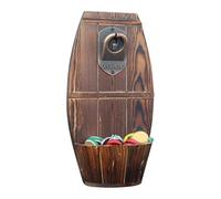 Abrebotellas de pared - Abrebotellas de cerveza vintage de madera, decoración abrebotellas de barril de cerveza | Perfecto para los amantes de la cerveza, accesorios para el hogar, accesorios de