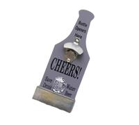 Abrebotellas de Pared de Madera, Estilo Vintage para Fiesta y Hogar | Decoración Mural, Apertura Sencilla, Diseño Ahorra Espacio, Adecuado para Bebidas y Reuniones en Casa