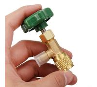 Abrebotellas de válvula de grifo de CA con rosca SAE de 1/4 para R12 para servicio R22 y rendimiento confiable en equipos de aire acondicionado R134a R410A