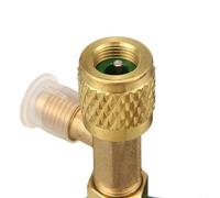 Abrebotellas de válvula de grifo para latas automotrices y HVAC con conexión SAE de 1/4 adecuado para R12 para R22 para sistemas R134a y R410A