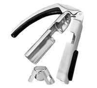 Abrebotellas de vino - 14 cm aleación de zinc Abs mango ergonómico champán vino abridor de botellas Set abrebotellas brazo palanca herramienta cocina bar accesorios