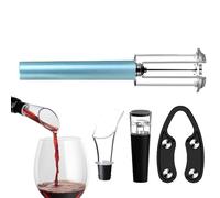 Abrebotellas de vino multifuncional, juego de accesorios para vino,Kits de sacacorchos manual para botellas de vino | Abrebotellas de vino manual para camareros, camareros, cocina casera