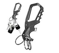 Abrebotellas Llavero - Llavero de coche - Universal Portátil Compacto Mosquetón Herramienta de Supervivencia Destornillador con 3 Llaveros Para Hombres Mujeres